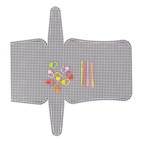 ZYMIADOU Rechteckiges Acryl-Mesh-Leinwand-Blatt-Set zum Nähen und Häkeln, Tasche, Geldbörse, handgefertigte Bastelprojekte, Bastelzubehör, Set 2 Large, One Size von ZYMIADOU