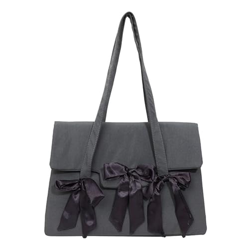 ZYMIADOU Simple Yet Trendy Damen Laptoptasche Nylon Handtasche für Studenten und Profis mit Organisationstaschen, koreanisches Mode-Accessoire, grau, One Size ZYMIADOU Simple Yet Trendy Damen Laptoptasche Nylon Handtasche für Studenten und Profis mit Organisationstaschen, koreanisches Mode-Accessoire, grau, One Size von ZYMIADOU