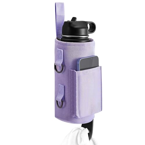 ZYMIADOU Sport-Wasserflaschentasche, 900D Oxford-Nylon, Design mit anpassbaren Fächern und ergonomischem Schultergurt, violett, One Size ZYMIADOU Sport-Wasserflaschentasche, 900D Oxford-Nylon, Design mit anpassbaren Fächern und ergonomischem Schultergurt, violett, One Size von ZYMIADOU