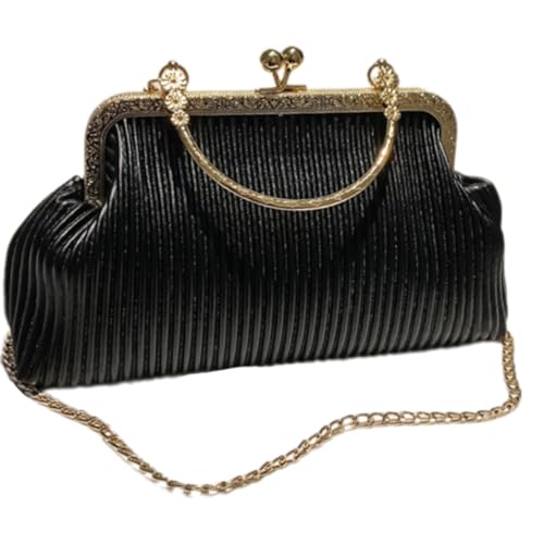 ZYMIADOU Stilvolle Damen-Handtasche aus weichem PU-Leder mit Tragegriff oben, Umhängetasche für den täglichen Gebrauch und besondere Anlässe, Schwarz , One Size von ZYMIADOU