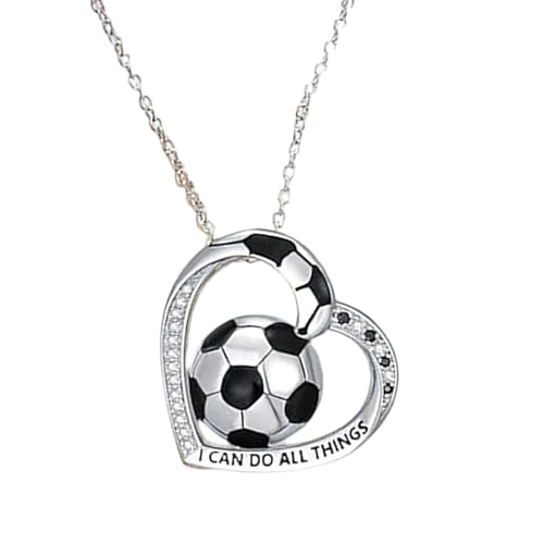 ZYMIADOU Stilvoller herzförmiger Schmuck mit verstellbarer Kette, inspiriert von Baseball-Softball-Themen, Geschenkideen, Freizeitkleidung, sportlich, verstellbare Kette, Einheitsgröße, Wie von ZYMIADOU