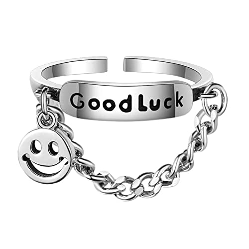 ZYONG Frauen Einstellbar Lächeln Netter Smiley Ring Großhandel Mode Glückliche Gesichter Einfache Silber Farbe Offene Tränen Bär Blumenringe ZYONG Frauen Einstellbar Lächeln Netter Smiley Ring Großhandel Mode Glückliche Gesichter Einfache Silber Farbe Offene Tränen Bär Blumenringe von ZYONG