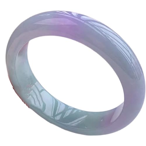 ZYOQYG Jade Armreif Armband Für Frauen Lila Grüne Mode Armband Bringt Glück Und Schönheit (62) von ZYOQYG