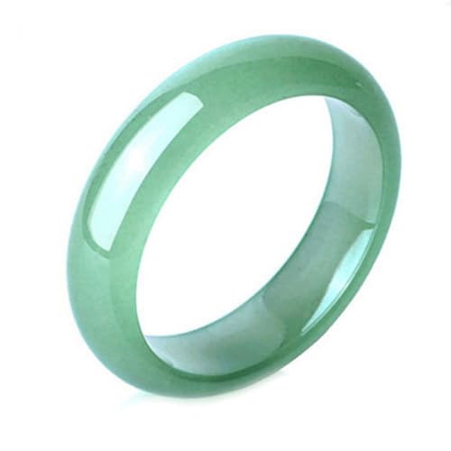 ZYOQYG Natürlicher Jade Armreif Armband Damen Echte Eisgrün, transparent, elegant und schön und bringt viel Glück (54) von ZYOQYG