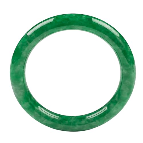 ZYOQYG Natürlicher Jade Armreif Armband Damen Echte Ice Emperor Grün Runde Jade Transparent Jade Armband (56) von ZYOQYG