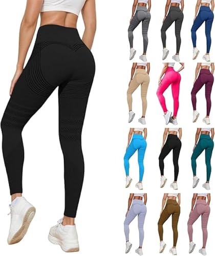 Cellumove 3D Leggings Damen Anti Cellulite Kompressionsleggings High Waist Push Up Yoga Hose mit Bauchkontrolle Blickdicht Figurformende Booty Lifting Fitness Sporthose Stretch Bequem Lipödem von ZYPAINIY