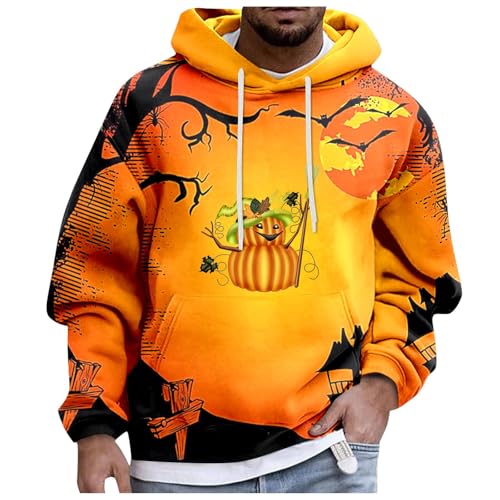 Herren Kapuzenpullover Sweatshirt Hoodie Herren Problem Shirt Herren Kapuzenpullover Blutspritzer Muster Oberteile Halloween Kostüm Oversize Pullover Sweatshirts Streetwear von ZYPAINIY