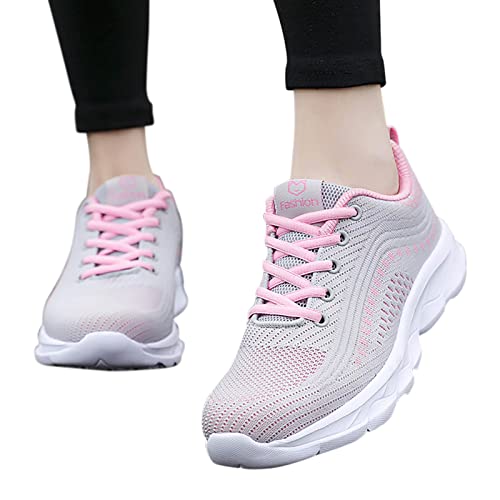 ZYPAINIY Laufschuhe Damen Wasserdicht Leicht Wanderschuhe Wasserdicht Wasserfest Running Schuhe Plateau Günstig Joggingschuhe Rutschfest Schnell Trocknend Fitnessschuhe Für Outdoor Bequem Sportschuhe von ZYPAINIY