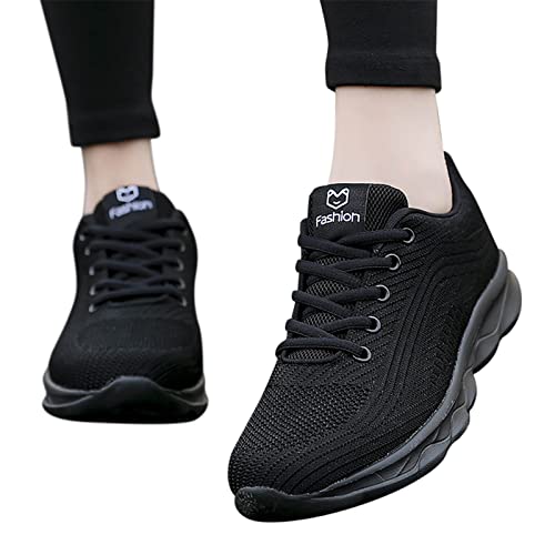 ZYPAINIY Laufschuhe Damen Wasserdicht Leicht Wanderschuhe Wasserdicht Wasserfest Running Schuhe Plateau Günstig Joggingschuhe Rutschfest Schnell Trocknend Fitnessschuhe Für Outdoor Bequem Sportschuhe von ZYPAINIY