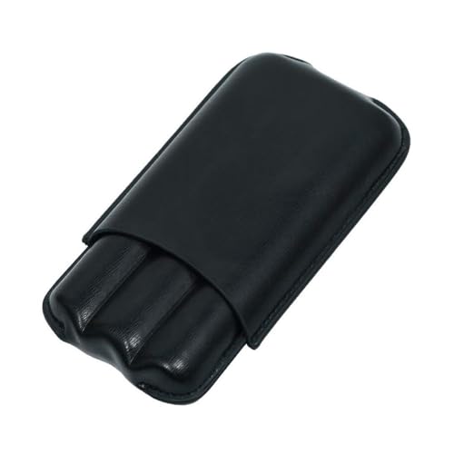 ZYSKABQ Mini tragbarer Reisen Zigarre Hülle Leder Zigarre Aufbewahrung Humidor Box mit silbernen Edelstahlschneider für Männer (Marrone) Octopus feet von ZYSKABQ