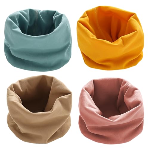 ZYUPHY Loop Schal Kinder, Kinder Schals Baby Schal Winter Loop Hals Wärmer Schlauchschal Kinder für Jungen Mädchen von ZYUPHY