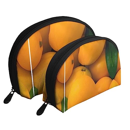 Frische Mangos Tragbare Taschen Clutch Beutel,Mutter Und Kind Aufbewahrungstasche,Shell Form Münze Große Kapazität Geldbörse Lagerung Für Kosmetik,Kleine Alltagsgegenstände, Weiss/opulenter Garten, von ZYVIA