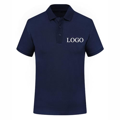 Benutzerdefinierte Ihr Eigenes Design Foto/Logo/Text T Shirt Sommer Kurzarm Polo Shirt Firma Gruppe Männer Frauen Atmungsaktiv Personalisierte Tshirt Color5,S von ZYWEHC