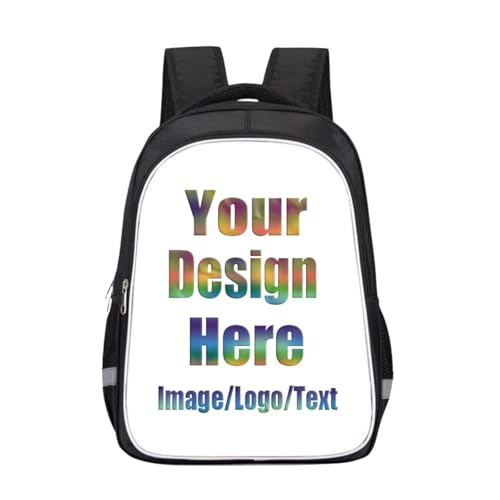 Benutzerdefinierte Rucksack für Jungen und Mädchen, Personalisierter Schulrucksack mit Eigenem Foto Text und Logo, Personalisierte Schultasche Reisetasche für Schüler Color1,41 * 30 * 17cm Benutzerdefinierte Rucksack für Jungen und Mädchen, Personalisierter Schulrucksack mit Eigenem Foto Text und Logo, Personalisierte Schultasche Reisetasche für Schüler Color1,41 * 30 * 17cm von ZYWEHC