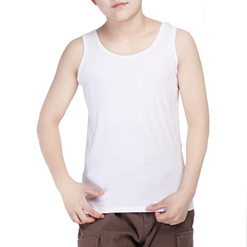 ZYX Brustbinder Tomboy Trans Lesben Tank Top Plus Size Baumwolle Langes Chiffon Korsett Verstärkender Verband Kompressionsweste (Color : White, Size : 5XL) von ZYX