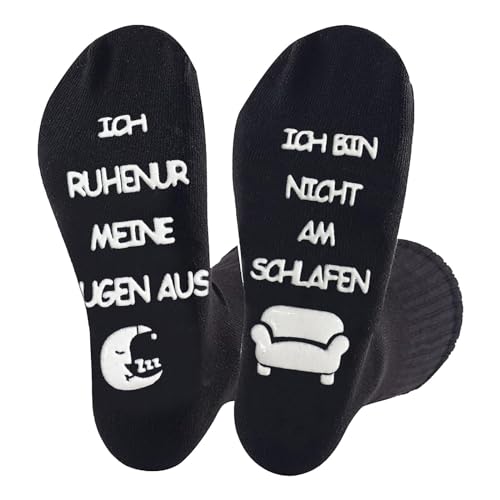 ZYXTLY Geschenke für Väter Papa Opa Lustige Socken Ostergeschenke Geschenke zum Papa Opa Geburtstag,Vatertag Geburtstag Vater Geschenk Kleinigkeiten für Männer Herren Geschenkideen socken mit spruch von ZYXTLY