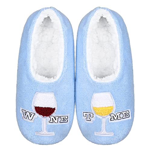 ZYZX Lustige Hausschuhsocken Damen mit Rutschfeste Sohle Winter Warme Weiche Bequem Zuhause Niedlich Kuschel Hausschuhe Flauschig Stoppersocken Geschenke Haussocken von ZYZX