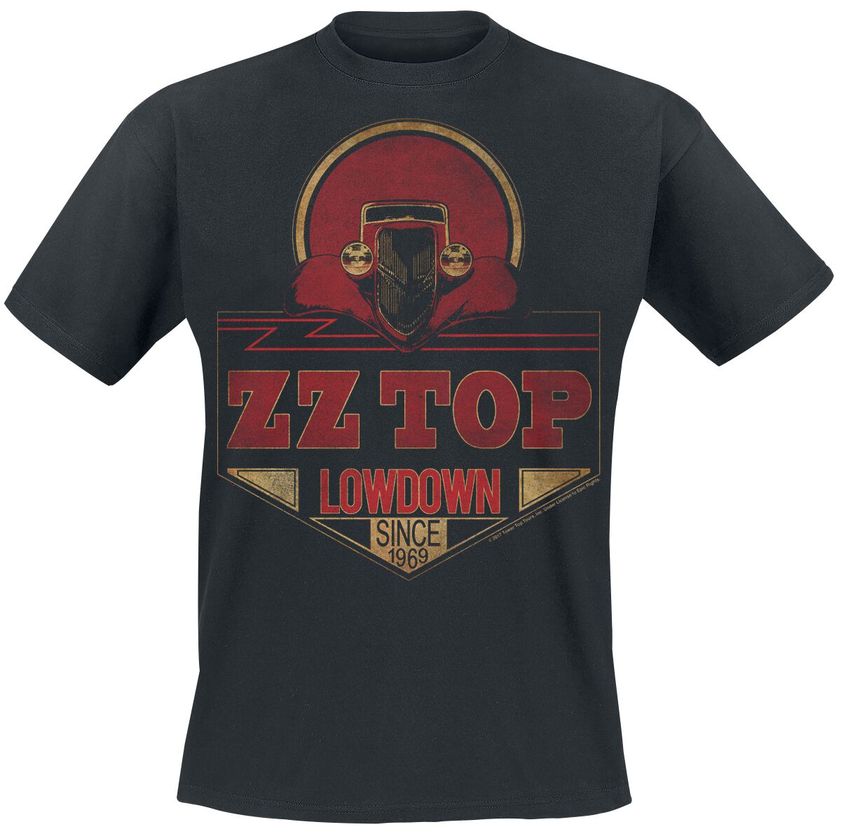 ZZ Top Lowdown Since 1969 T-Shirt schwarz in M von ZZ Top