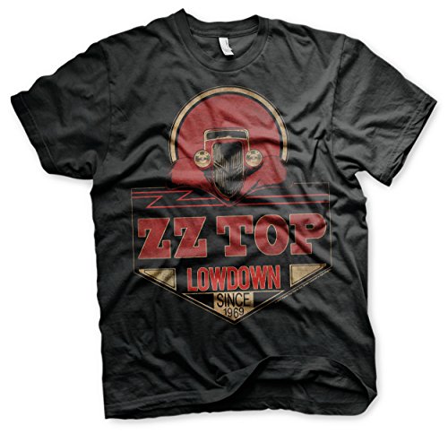 ZZ Top Offizielles Lizenzprodukt Lowdown Since 1969 Herren T-Shirt (Schwarz), Medium von ZZ Top