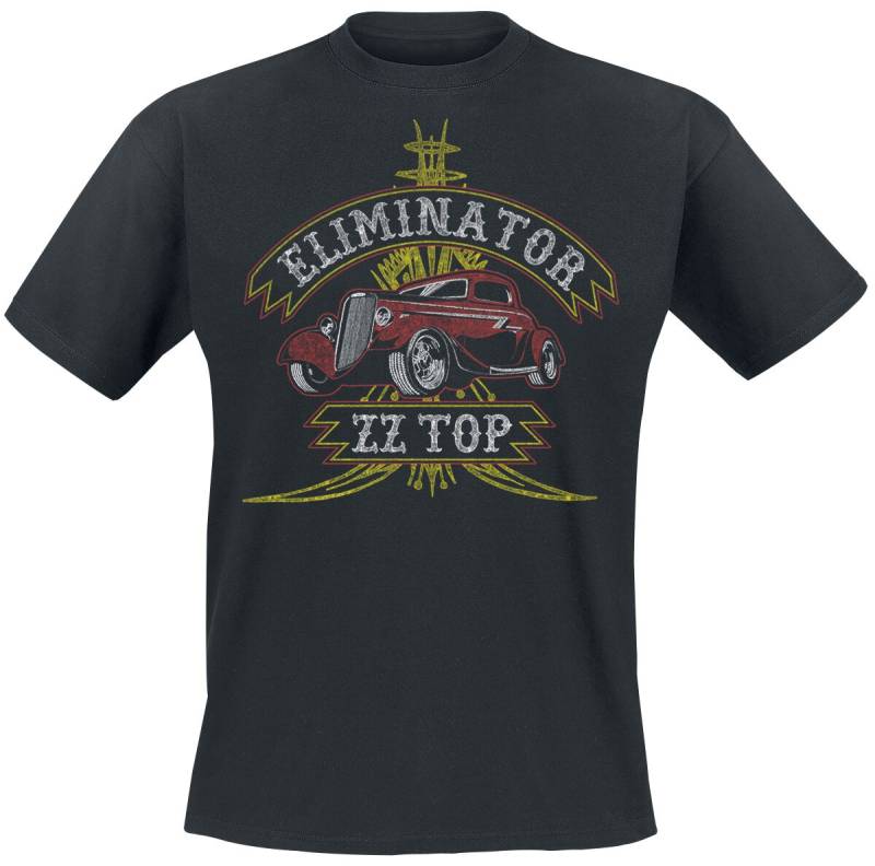 ZZ Top T-Shirt - Eliminator Pinstripe - S bis 3XL - für Männer - Größe 3XL - schwarz  - Lizenziertes Merchandise! von ZZ Top