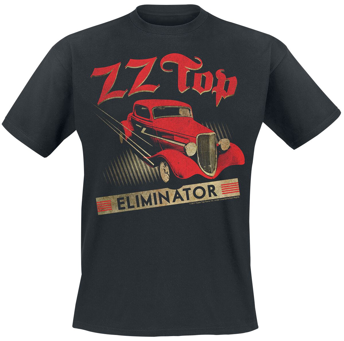 ZZ Top T-Shirt - Eliminator - S bis XXL - für Männer - Größe S - schwarz  - Lizenziertes Merchandise! von ZZ Top