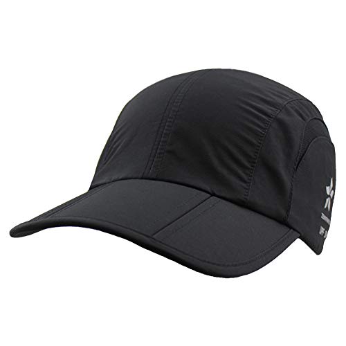 ZZEWINTRAVELER Faltbare Sonnenschutzkappe mit LSF 50+, verstellbar, Outdoor-Sportkappe für Herren, Damen, Schwarz , Einheitsgröße ZZEWINTRAVELER Faltbare Sonnenschutzkappe mit LSF 50+, verstellbar, Outdoor-Sportkappe für Herren, Damen, Schwarz , Einheitsgröße von ZZEWINTRAVELER
