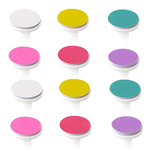 12 Stücke Baby Nagelfeile Elektrisch Nagel-Trimmer-Pads Ersatz Schleifköpfe Baby-Nagel-Trimmer-Ersatz-Pads Professionelle Elektrische Nagelfeile Schleifköpfe Zubehör von ZZHBOO