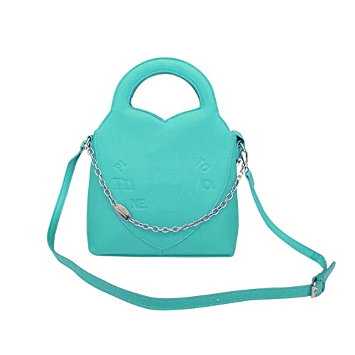 Umhängetaschen Damen Crossbody Bag 2023 Damen Taschen Trendy Fashion Drawstring Lady Bag Border Casual Brief Handtasche Crossbody (Blue, One Size) von ZZHZGZ