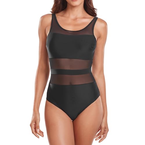 ZZHZGZ Badeanzug Damen Push Up Monokini Damen Sexy Bademode Damen Tankini Badeanzug Damen Ohne KöRbchen Damen Badeanzug mit Bügel-Bikini von ZZHZGZ