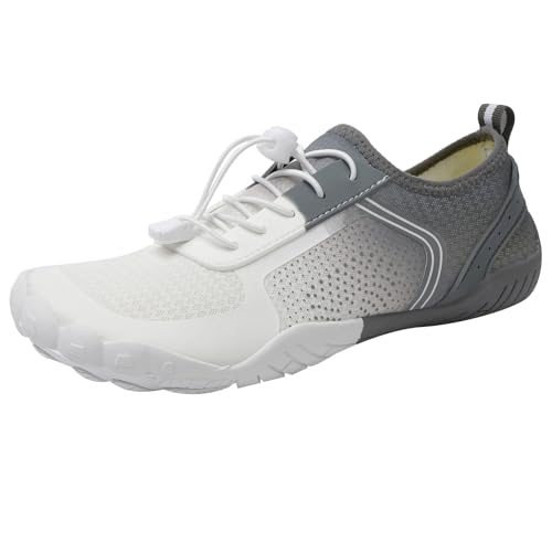 ZZHZGZ Barfussschuhe Damen Outdoor Wasserdicht Leicht Wasserschuhe rutschfest Sommer Schwimmschuhe Herren Atmungsaktiv Barfussschuhe Damen Sommer Schwarz Wasserschuhe Damen Schwarz von ZZHZGZ