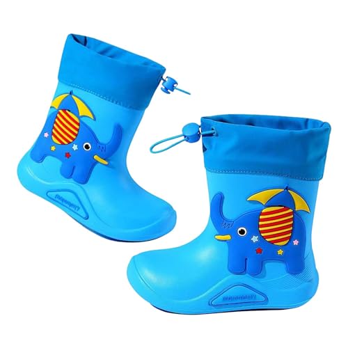 ZZHZGZ Gummistiefel MäDchen 24 Unisex Kinder Gummistiefel Halbschaft Regenstiefel Kinder Gummistiefel Jungen 37 von ZZHZGZ