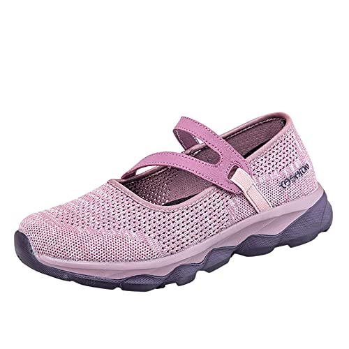 ZZHZGZ OrthopäDische Hausschuhe Damen Komfortschuhe Rutschsneaker Damentrainer Sommerschuhe Arbeitsschuhe Damen S3 Wanderschuhe MäDchen von ZZHZGZ