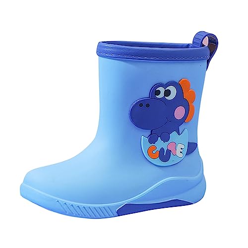 ZZHZGZ Regenstiefel Kinder Gr 36 Gummistiefel Kinder Wasserdichte Stiefel Regenschuhe für Kleinkinder Jungen Mädchen 1-8 Jahre Kinder Gummistiefel Jungen Mit Licht von ZZHZGZ