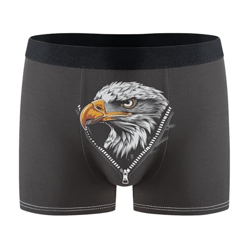 ZZKKO Herren-Unterwäsche, handgezeichnete schwarze Katzen, Herren-Boxershorts, Unterwäsche für Herren, S-XXL, Mehrfarbig 5, M von ZZKKO
