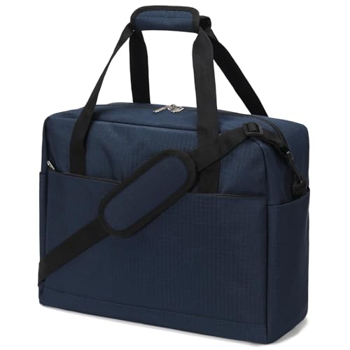 ZZY Wizzair Handgepäck 40x30x20, 22L Faltbare Reisetasche Klein Handgepäck Tasche für Eurowings Flugzeug Weekender Damen und Herren (Marineblau) von ZZY