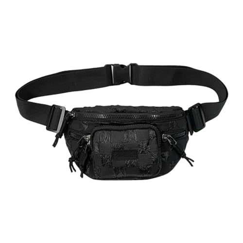 ZZYING Gürteltasche für Damen und Herren, stilvoll, multifunktional, verstellbar und langlebig, für Outdoor-Abenteuer und täglichen Komfort, Schwarz von ZZYING