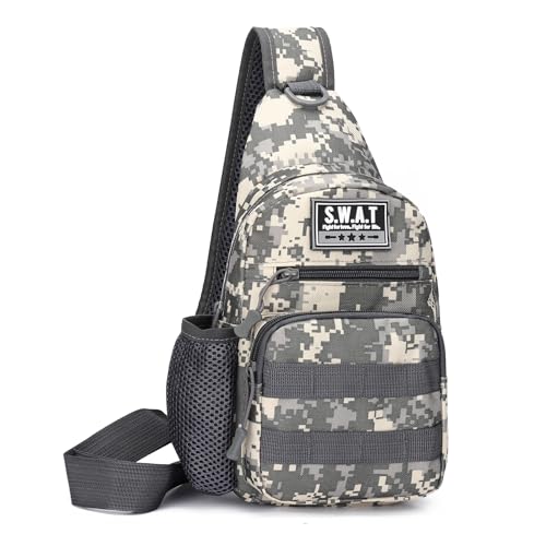 ZZYING Umhängetasche für Herren, Cross-Tasche für Herren, Brusttasche für Herren, Umhängetasche für Herren, Crossbody-Sling-Tasche für Herren, Air Camo von ZZYING