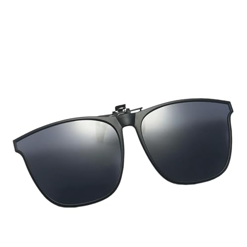 ZZZOLX Sonnenbrille herren Polarisierte Clip-On-Sonnenbrille Für Männer Autofahrer Brille Nachtsicht Gläsern Quadratgläser.-C1-Polarisiert von ZZZOLX