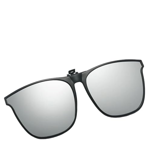 ZZZOLX Sonnenbrille herren Polarisierte Clip-On-Sonnenbrille Für Männer Autofahrer Brille Nachtsicht Gläsern Quadratgläser.-C6-Polarisiert von ZZZOLX