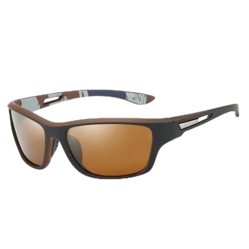 ZZZOLX Sonnenbrille herren Polarisierte Sonnenbrille Männer Fahren Sport Brille Sonnenbrille Damen Sonnenbrille.-03 Braun von ZZZOLX