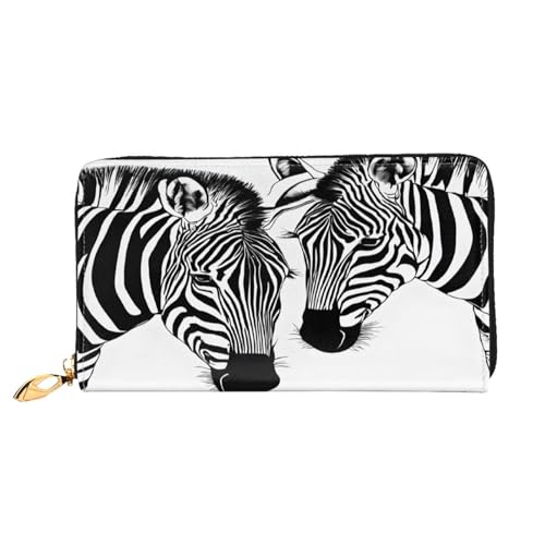 ZZZSWSYWZ Stilvolle Damen-Reisebrieftasche, lange Handy-Clutch, Geldbörse, Mikrofaser-Leder, Reißverschluss, Münzgeldbörse, Clutch, Kreditkarten-Organizer, Taschen, 3D-Druck, Grafik, lange Geldbörse von ZZZSWSYWZ