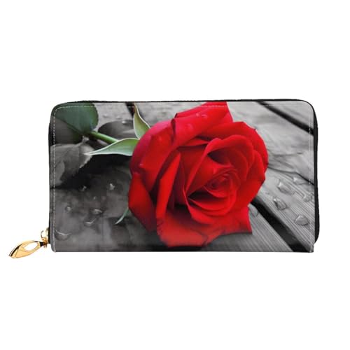 ZZZSWSYWZ Stilvolle Damen-Reisebrieftasche, lange Handy-Clutch, Geldbörse, Mikrofaser-Leder, Reißverschluss, Münzgeldbörse, Clutch, Kreditkarten-Organizer, Taschen, 3D-Druck, Grafik, lange Geldbörse von ZZZSWSYWZ