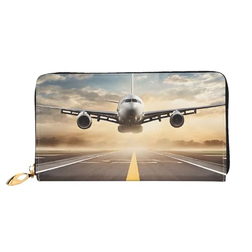 ZZZSWSYWZ Stilvolle Damen-Reisebrieftasche, lange Handy-Clutch, Geldbörse, Mikrofaser-Leder, Reißverschluss, Münzgeldbörse, Clutch, Kreditkarten-Organizer, Taschen, 3D-Druck, Grafik, lange Geldbörse von ZZZSWSYWZ