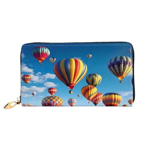 ZZZSWSYWZ Stilvolle Damen-Reisebrieftasche, lange Handy-Clutch, Geldbörse, Mikrofaser-Leder, Reißverschluss, Münzgeldbörse, Clutch, Kreditkarten-Organizer, Taschen, 3D-Druck, Grafik, lange Geldbörse von ZZZSWSYWZ