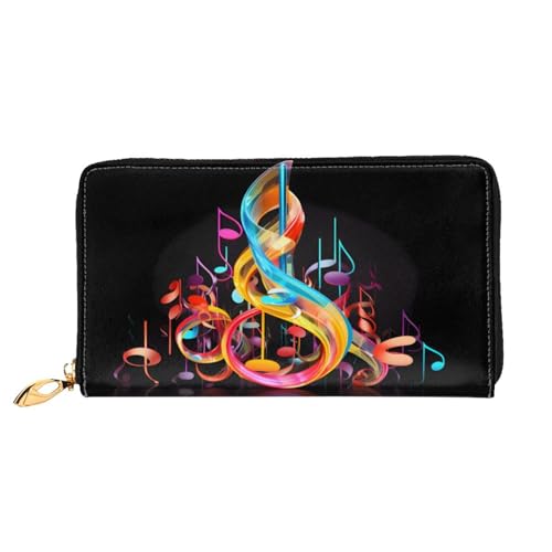 ZZZSWSYWZ Stilvolle Damen-Reisebrieftasche, lange Handy-Clutch, Geldbörse, Mikrofaser-Leder, Reißverschluss, Münzgeldbörse, Clutch, Kreditkarten-Organizer, Taschen, 3D-Druck, Grafik, lange Geldbörse von ZZZSWSYWZ