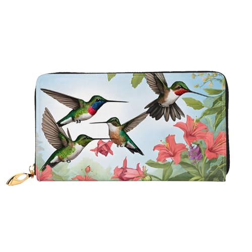 ZZZSWSYWZ Stilvolle Damen-Reisebrieftasche, lange Handy-Clutch, Geldbörse, Mikrofaser-Leder, Reißverschluss, Münzgeldbörse, Clutch, Kreditkarten-Organizer, Taschen, 3D-Druck, Grafik, lange Geldbörse von ZZZSWSYWZ