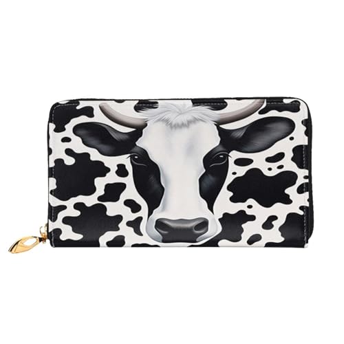 ZZZSWSYWZ Stilvolle Damen-Reisebrieftasche, lange Handy-Clutch, Geldbörse, Mikrofaser-Leder, Reißverschluss, Münzgeldbörse, Clutch, Kreditkarten-Organizer, Taschen, 3D-Druck, Grafik, lange Geldbörse von ZZZSWSYWZ