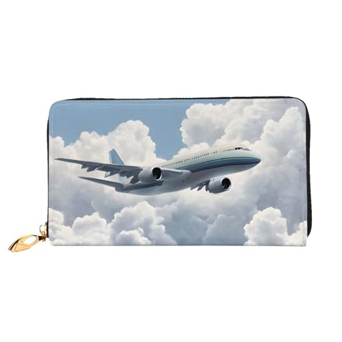 ZZZSWSYWZ Stilvolle Damen-Reisebrieftasche, lange Handy-Clutch, Geldbörse, Mikrofaser-Leder, Reißverschluss, Münzgeldbörse, Clutch, Kreditkarten-Organizer, Taschen, 3D-Druck, Grafik, lange Geldbörse von ZZZSWSYWZ