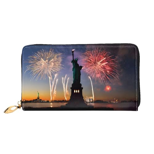 ZZZSWSYWZ Stilvolle Damen-Reisebrieftasche, lange Handy-Clutch, Geldbörse, Mikrofaser-Leder, Reißverschluss, Münzgeldbörse, Clutch, Kreditkarten-Organizer, Taschen, 3D-Druck, Grafik, lange Geldbörse von ZZZSWSYWZ