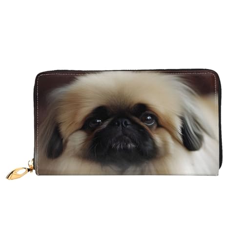 ZZZSWSYWZ Stilvolle Damen-Reisebrieftasche, lange Handy-Clutch, Geldbörse, Mikrofaser-Leder, Reißverschluss, Münzgeldbörse, Clutch, Kreditkarten-Organizer, Taschen, 3D-Druck, Grafik, lange Geldbörse von ZZZSWSYWZ